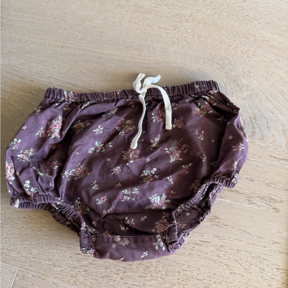 Jamie Kay Floral Diaper Cover - Plum